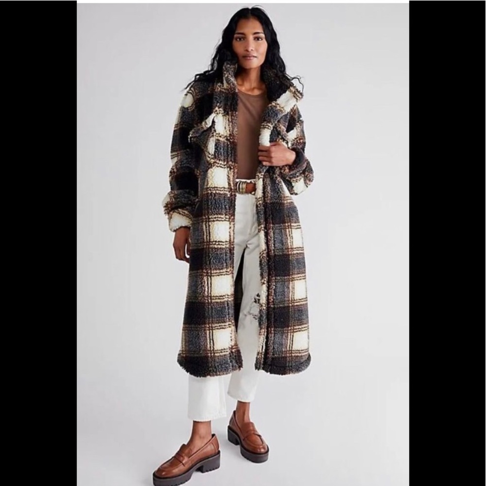 Free People Sloane Maxi Shirt Jacket